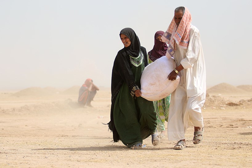 FOTO – Felluce'de binler aç, susuz, evsiz...