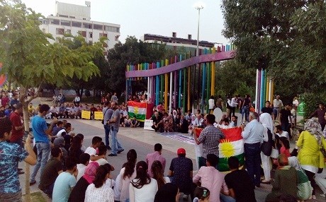 Batman’da Rojava için taziye çadırı