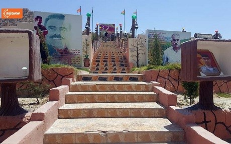 FOTO - Şengal’e Apo anıtı