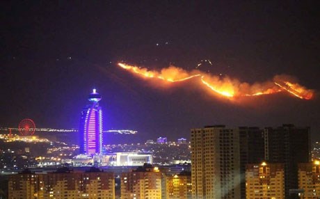 ئاگرەکەی شاخی گۆیژەی سلێمانی کۆنترۆڵکرا