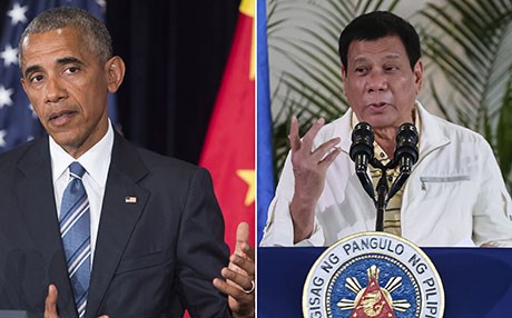 ئەمریکا بۆ سەرۆکی فیلیپین: رێزی خۆت بگرە و جنێو مەدە