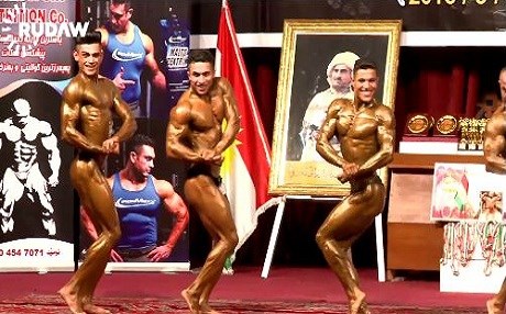 VİDEO – Erbil’de vücut geliştirme yarışması