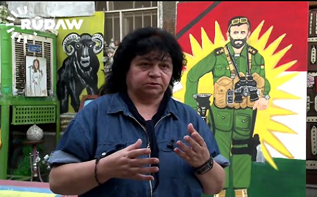 Hunermenda mesihî wêneyên pêşmerge dinexşîne