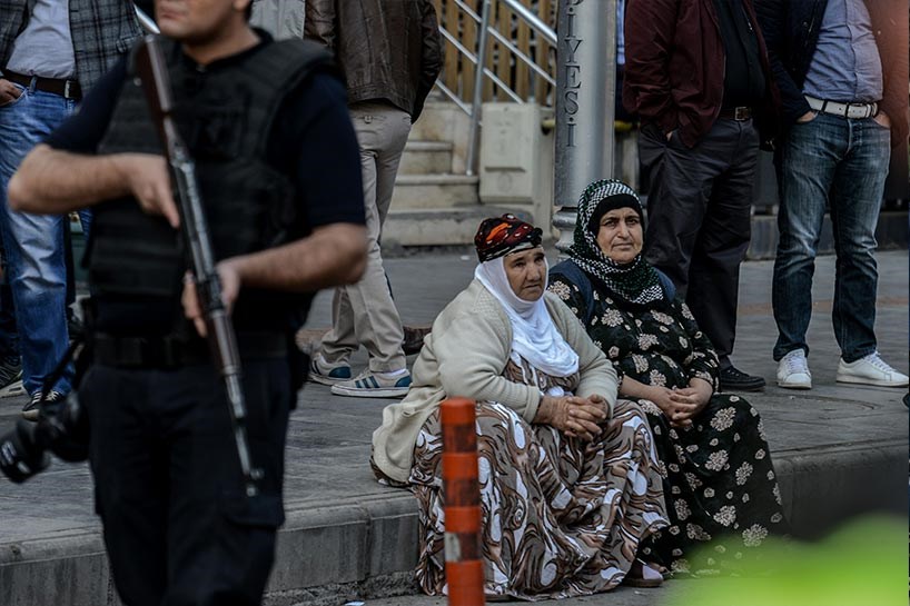 FOTO - HDP'den eşbaşkan protestosu