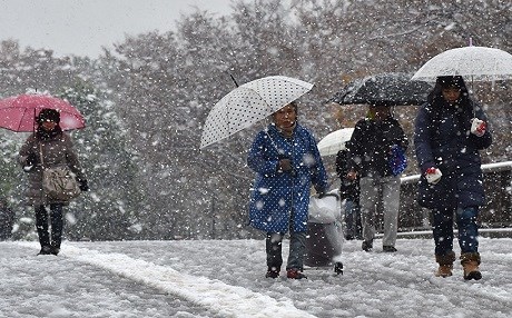FOTO - 54 yıldan sonra Tokyo beyaza büründü