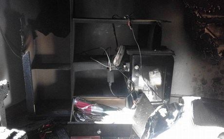 VİDEO- ENKS Ofisi kundaklandı