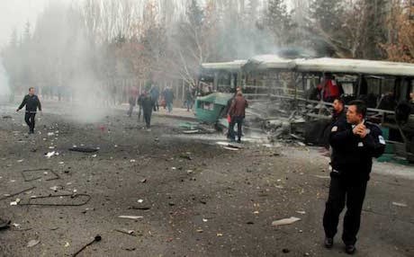 13 killed in car bomb attack in Turkey's Kayseri city, dozens wounded