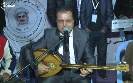 Zubêr Salih ji penaberên Rojava re konsêrtek da