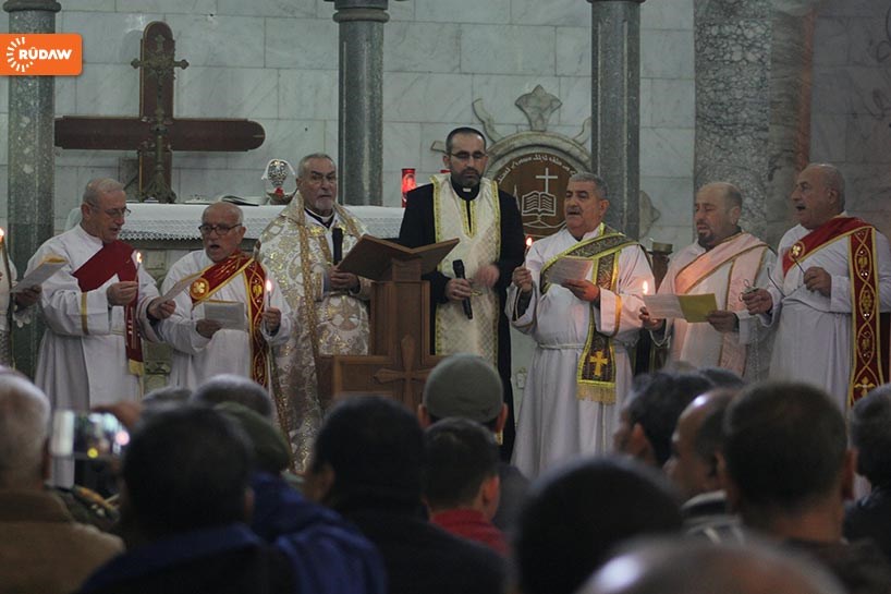 HEMDANIYE – Di nav dêrên wêrankirî de rêwresma Krîsmis