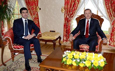 Nêçîrvan Barzanî û Erdogan rêkeftina hinartina petrolê îmze dikin