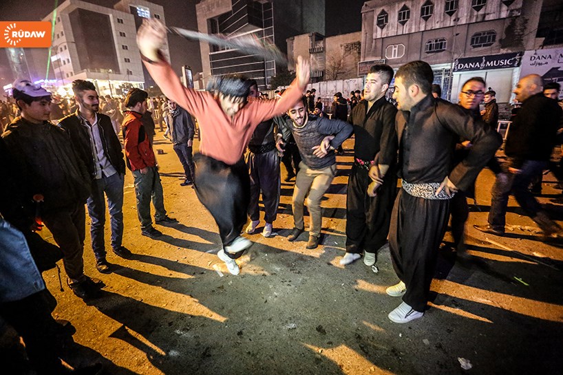 Fotoğraflarla Süleymaniye'de yılbaşı gecesi