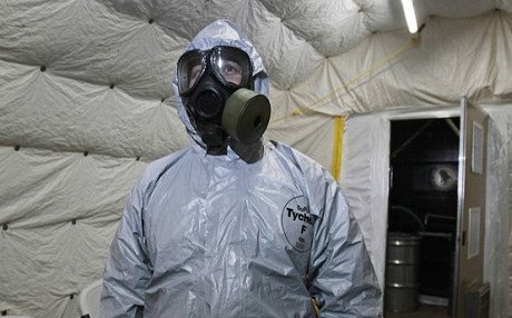 Halep’te kimyasal madde