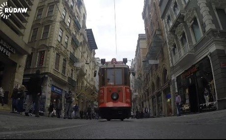 Tramwaya Nostaljîk a Beyogluyê hate rawestandin
