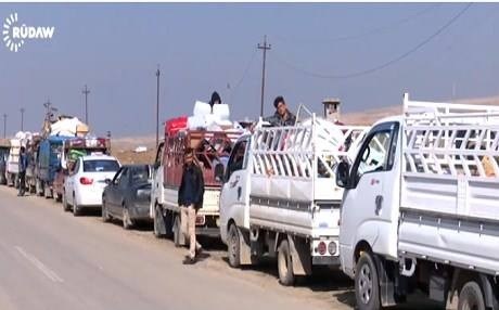 Kurdên Şebek vedigerin gund û warên xwe