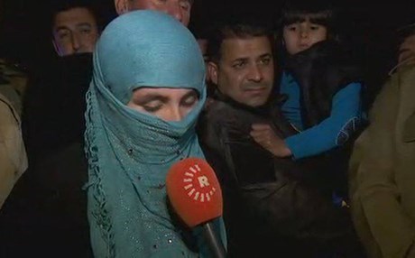 'Ezidi kadınlar canlı kalkan'