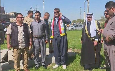 Tirkmen, mesihî û erebên Kerkûkê Ala Kurdistanê hildan