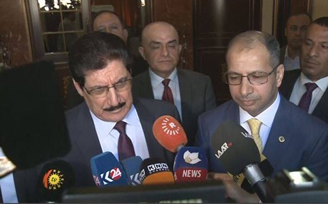 Şanda Kurdistanê ligel Serokomar û Serokê Parlamentoyê civiya