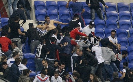 Lyon-Beşiktaş maçı öncesinde olay