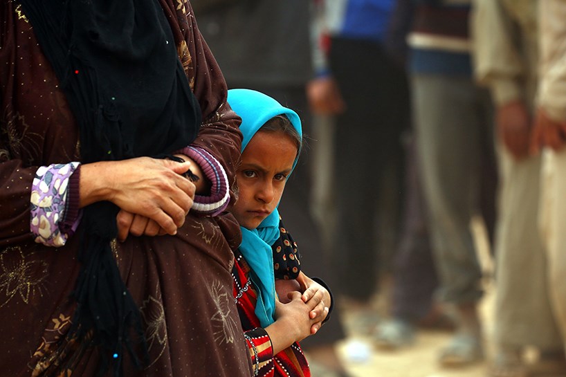 Fotoğraflara Rojava’da sığınmacı kampı