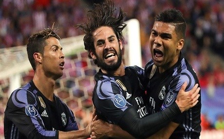 Atletico Madrîd biserket lê Real Madrîd derbasî fînalê bû