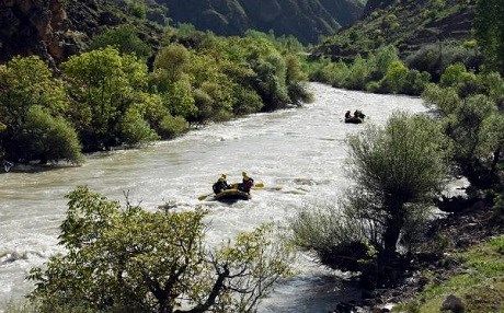 Botan’da ücretsiz rafting