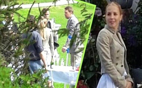 Neuer, kendi düğünde koltuk değnekleriyle