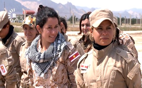 Peşmerge Ezidhan Gücü’nü eğitiyor