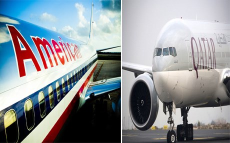 هێڵی ئاسمانی قەتەر بەنیازی کڕینی 10% ی هێڵی ئاسمانی ئەمەریکەنە