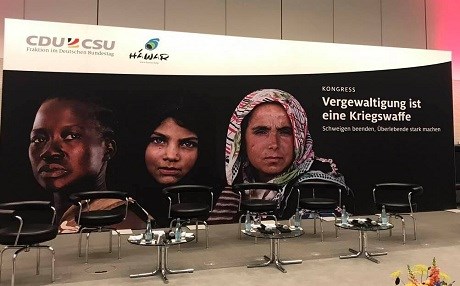 Ezidi Kürt kadınlar Alman parlamentosunda