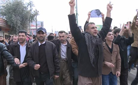 Vîdyo û wêneyên xwepêşandana Seyid Sadiq