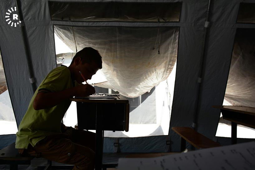 FOTO - Mülteci kampında sınav heyecanı