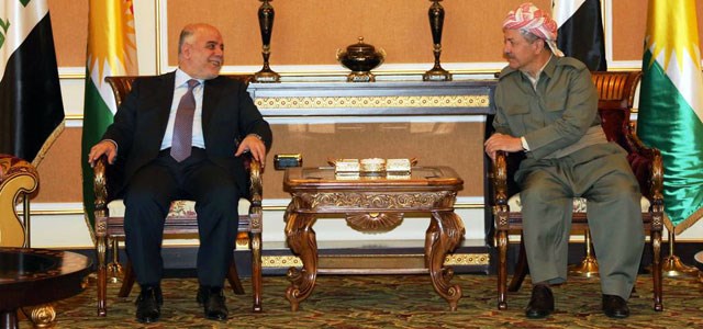 سەرۆکایەتی هەرێم رەتیدەکاتەوە بارزانی هەڕەشەی لە عەبادی کردبێت