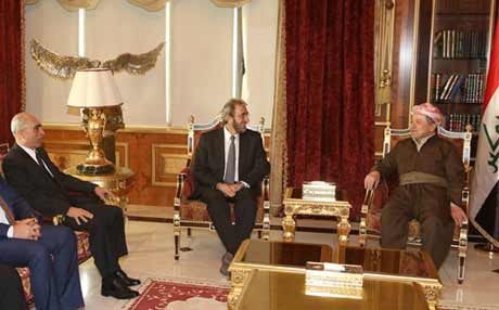 Barzanî pêşwaziya Wezîrê Parastinê yê Iraqê kir