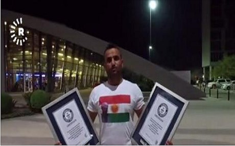 Kürt sporcu Guinness Rekorlar Kitabı'nda!