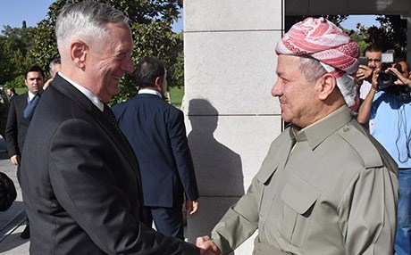 Hêmin Hewramî: Barzanî û Mattis li ser referandumê gotûbêj kirin