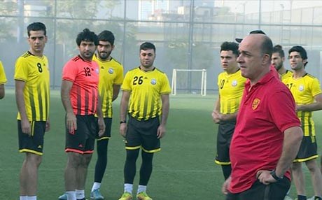 هەولێر یەکەم راهێنانی خۆی لە یاریگەی فرانسۆ هەریری ئەنجامدا