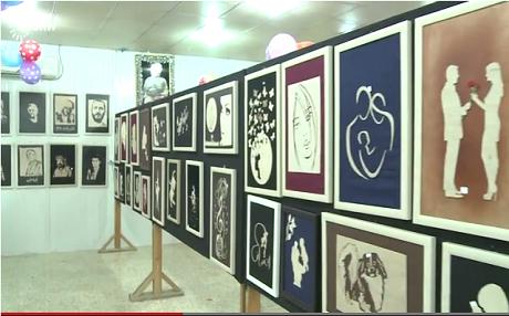 Jinên girtî li Hewlêrê pêşangehek lidar xistin