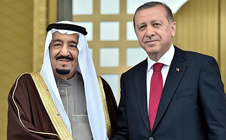 ئەردۆغان و شا سەلمان "دوایین پێشهاتەکانی ناوچەکە" تاوتوێ دەکەن