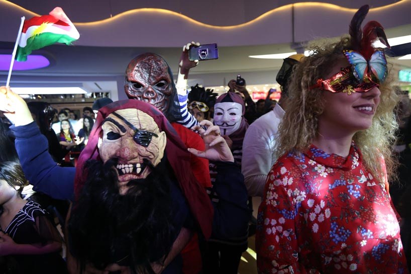 FOTO - Erbil’de Cadılar Bayramı kutlaması