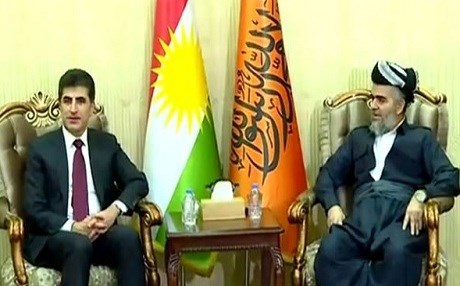 Nêçîrvan Barzanî li gel Elî Bapîr civiya