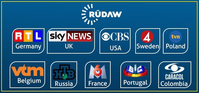 Televîzyonên cîhanî ji Rûdawê re bûn piştevan