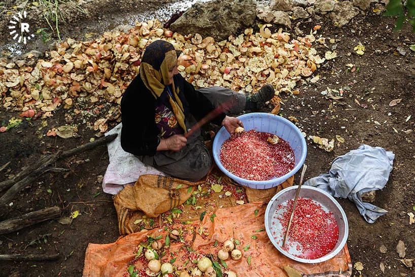 FOTO - Hewraman’da nar sirkesi yapımı