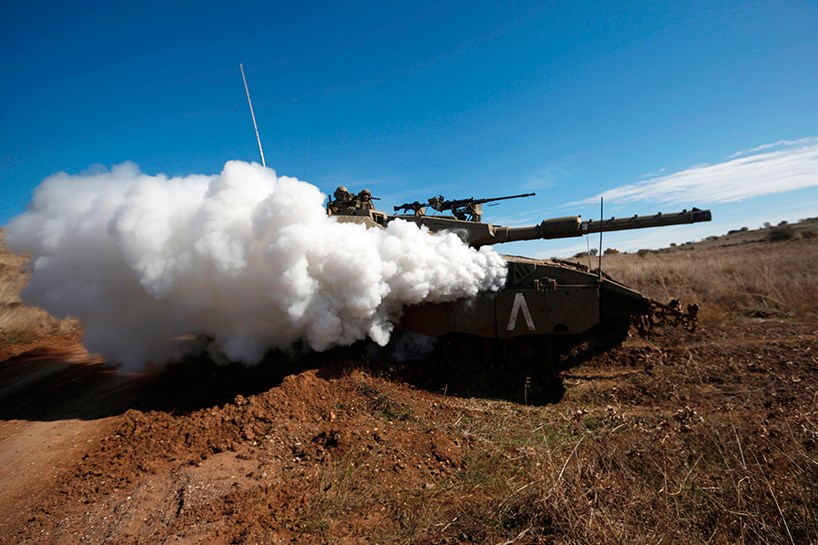 WÊNE - Îsraîlê li Girên Golanê dest bi manora leşkerî kir