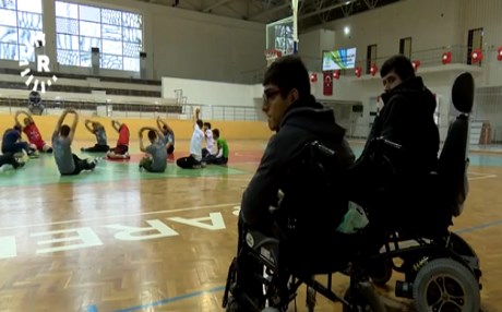 Diyabakır’da engelliler voleybol turnuvası