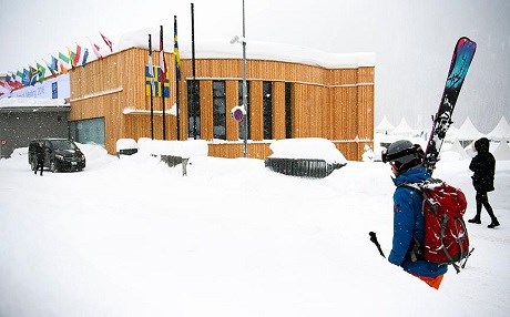 Davos'ta çığ tehlikesi