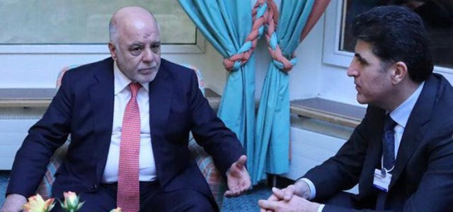 Nêçîrvan Barzanî û Ebadî li ser hinardekirina petrolê gotûbêj kirin