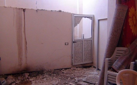 Li Bilbilê ji ber topbaranê jinek birîndar bû