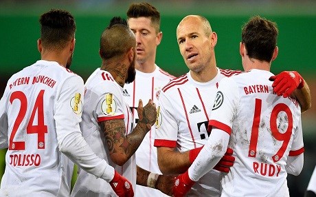 Bayer Munich bi 6 golan derket nîvfînalê