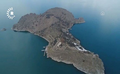 VÎDEO - Ji bin Gola Wanê re ava vexwarinê bo girava Axtamarê hat veguhastin