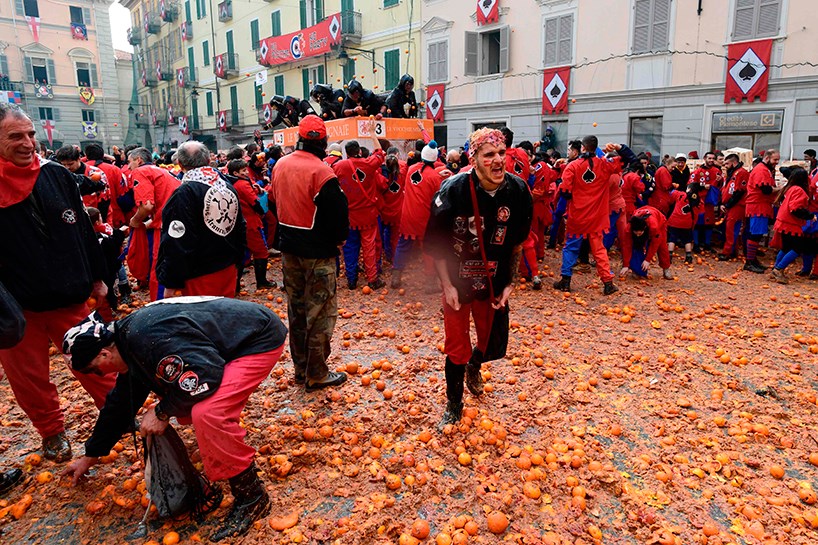 شەڕە پرتەقاڵ لە ئیتاڵیا